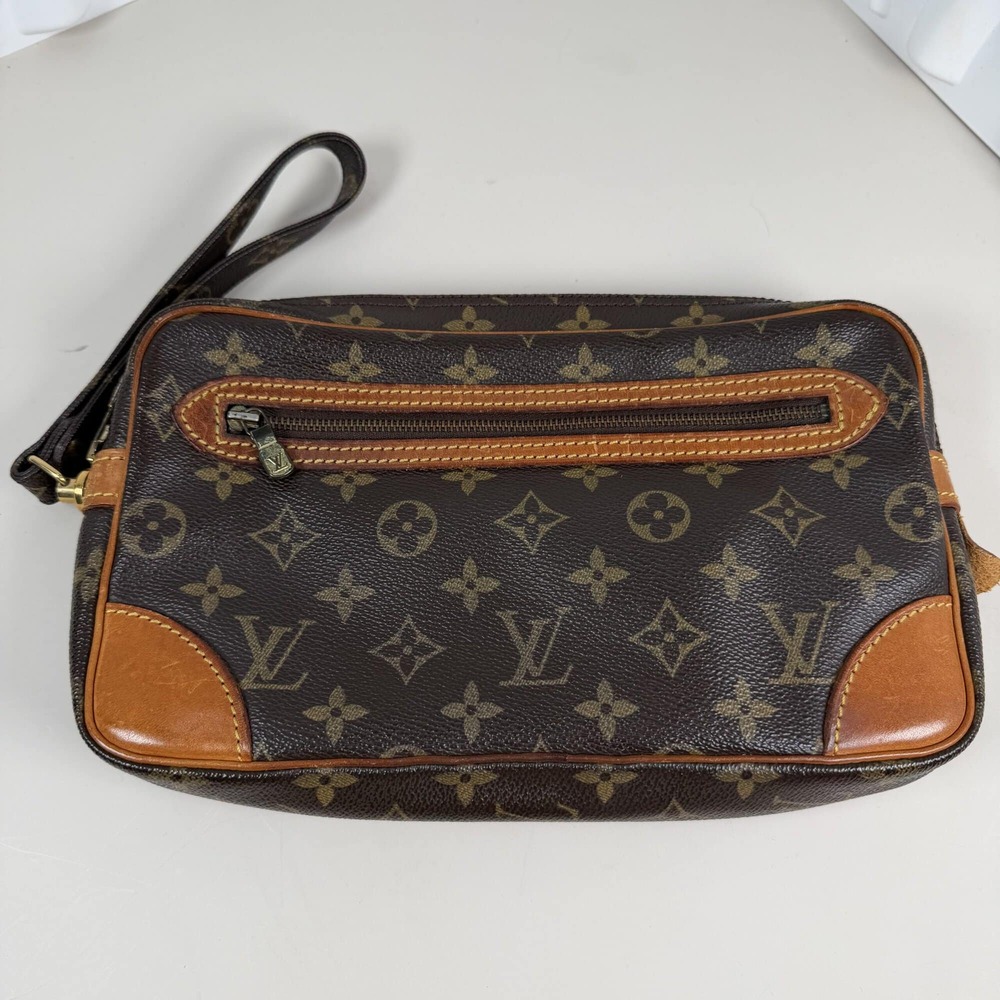 Louis Vuitton Marly Dragonne GM Monogram Clutch Bag.